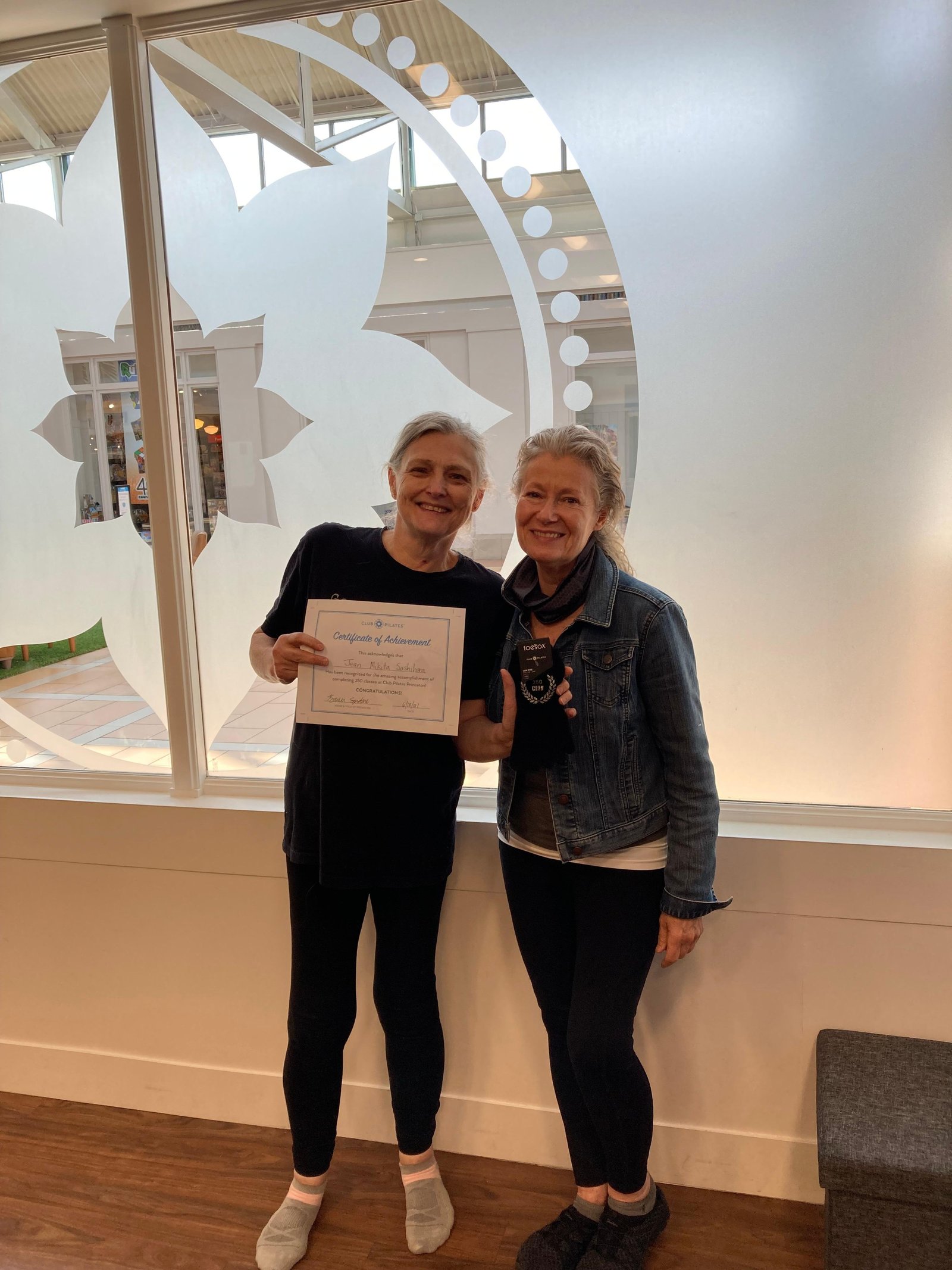 Club Pilates Master Trainer and Member Accomplishment