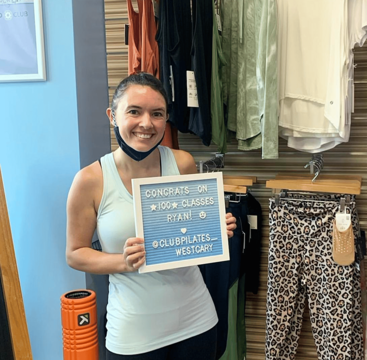 C-section patient postpartum recovery through Pilates