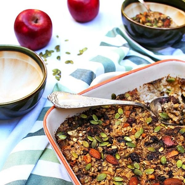 Apple & Cranberry Baked Muesli