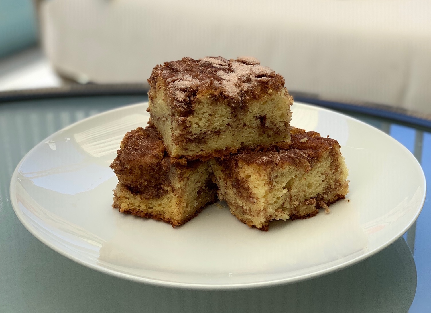 Great Grandma's Sour Cream Coffee Cake